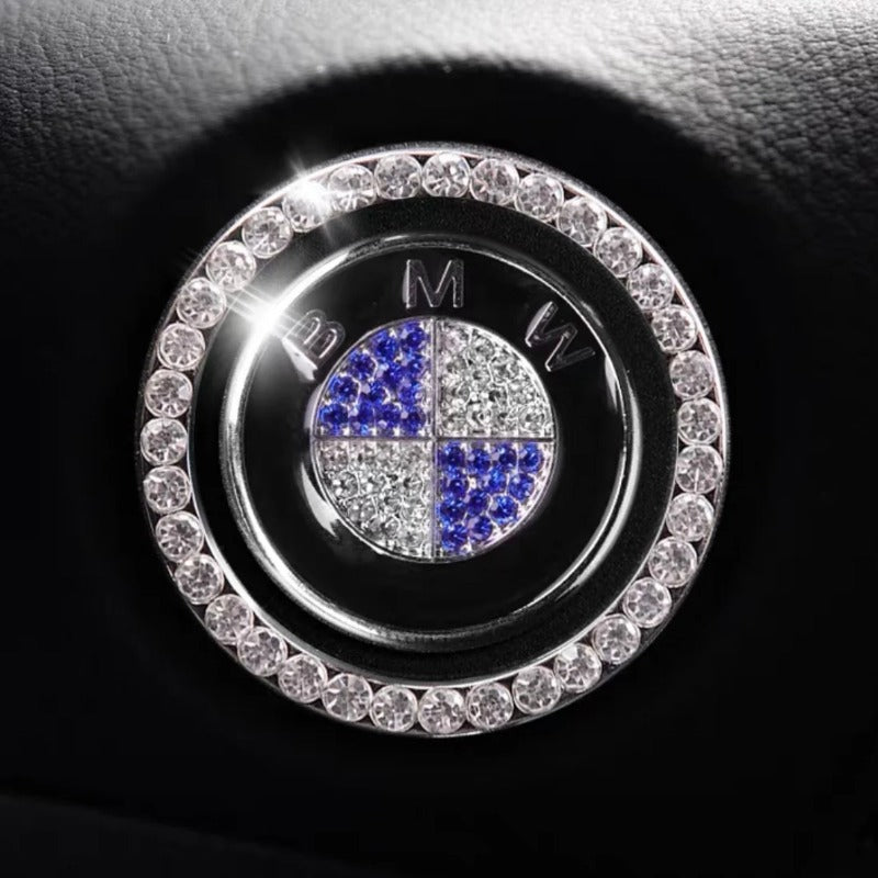 Luxury Crystal Car Starter Button Cover Ring
