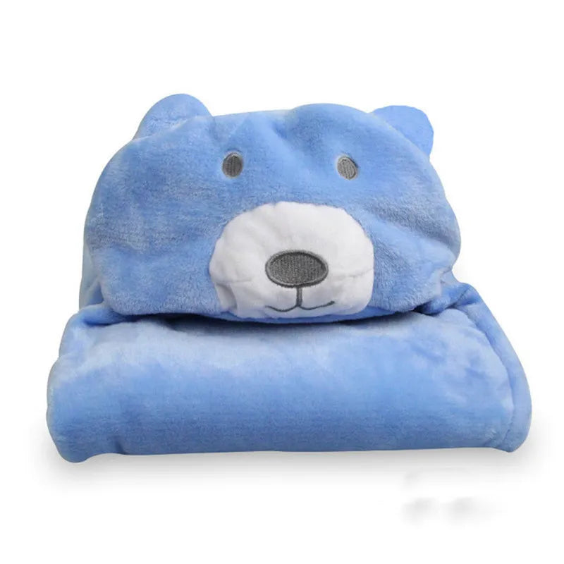 Cozy Kids Hooded Towel with Fun Animal Prints - Befez