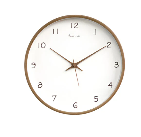 Quiet Wooden Wall Clock