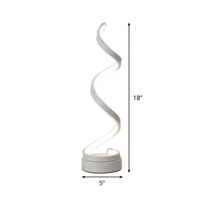 Stylish Spiral LED Desk Lamp