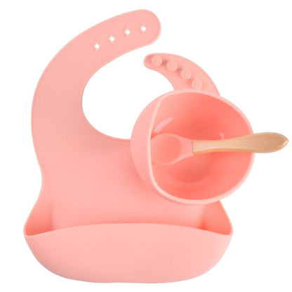 Soft Baby Silicone Feeding Set