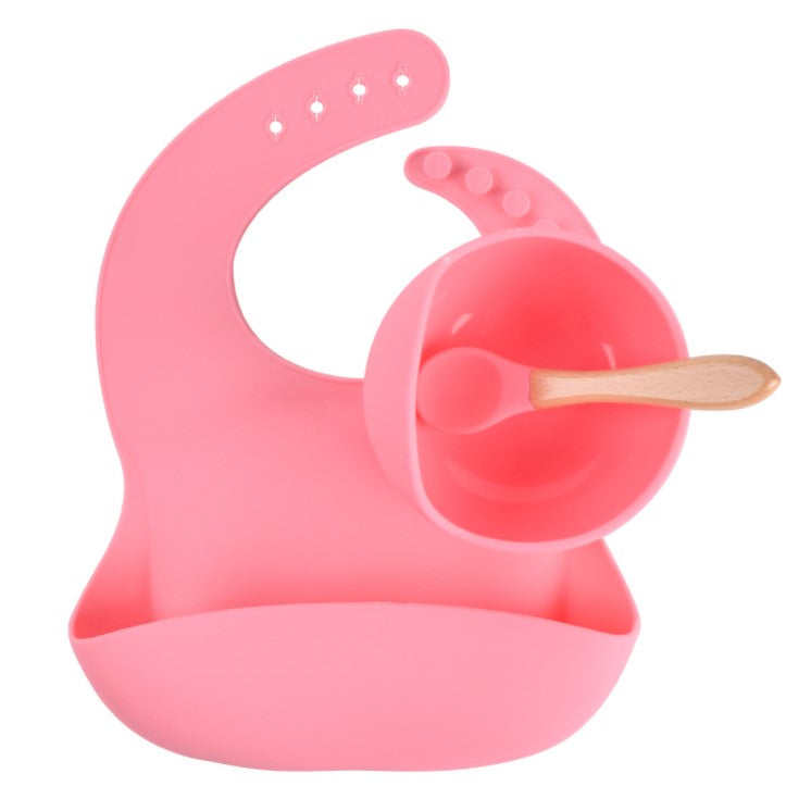 Soft Baby Silicone Feeding Set