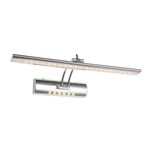 Sleek Nickel LED Wall Light 16/21.5 Wide - Befez