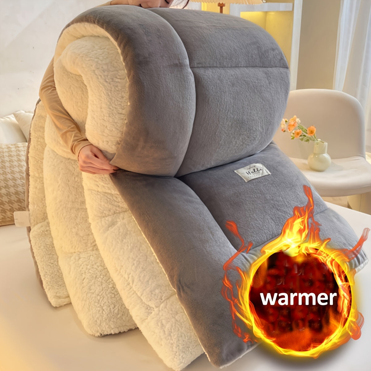 Cozy Cabin Plush Fleece Blanket