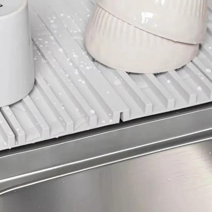 Flexible Silicone Drying Mat for Kitchen Counters