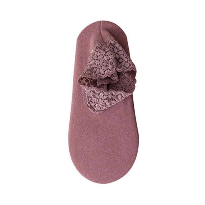 Cozy Socks with Fashionable Lace Design