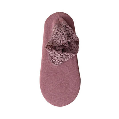 Cozy Socks with Fashionable Lace Design