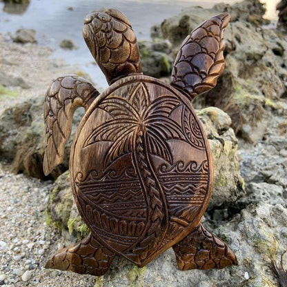 Ocean Turtle Decorative Figurine