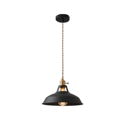 Retro Pastel Pendant Light - Chic Metal Glow