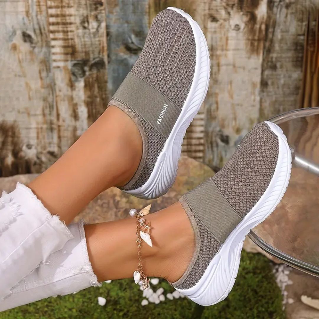 Airy Breathable Mesh Slip On Shoes