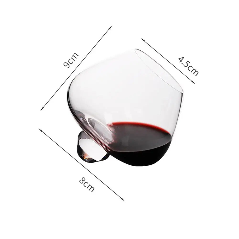 Premium Bar Glass - Rotating Tumbler for Beer, Wine, Cocktails