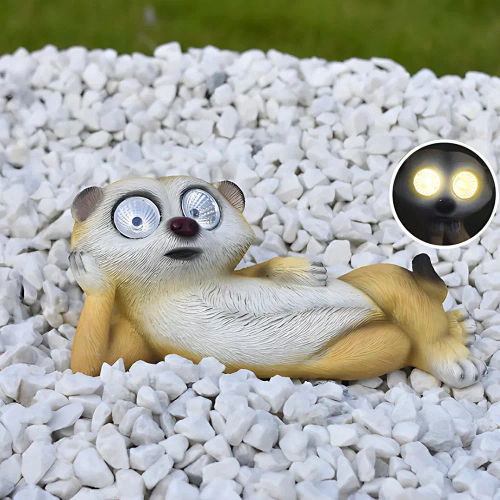 Cute Meerkat Solar Powered Desk Lamp