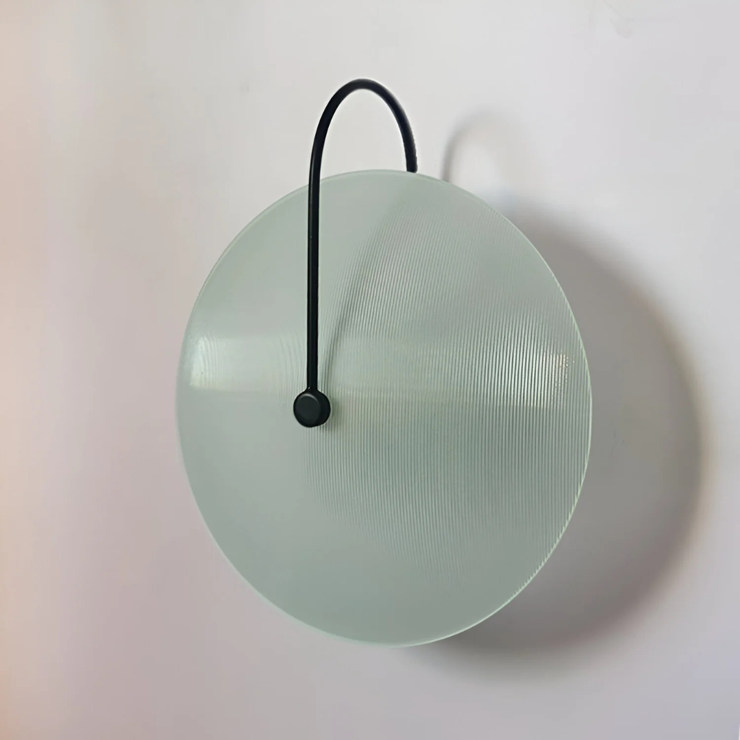 Simple Round Glass Wall Light