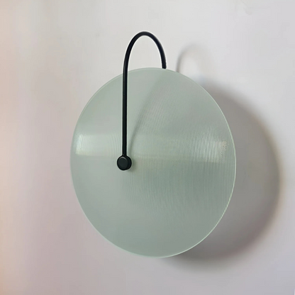 Simple Round Glass Wall Light