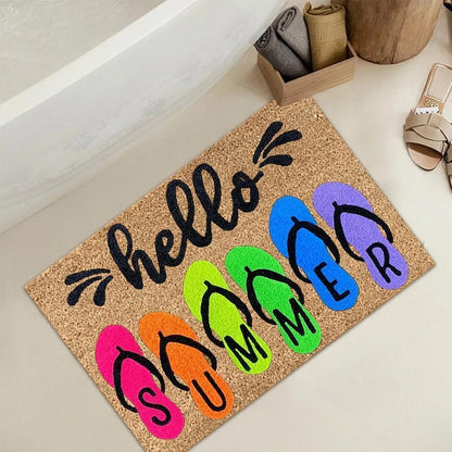 Colorful Welcome Mat – Stylish Front Door Mat
