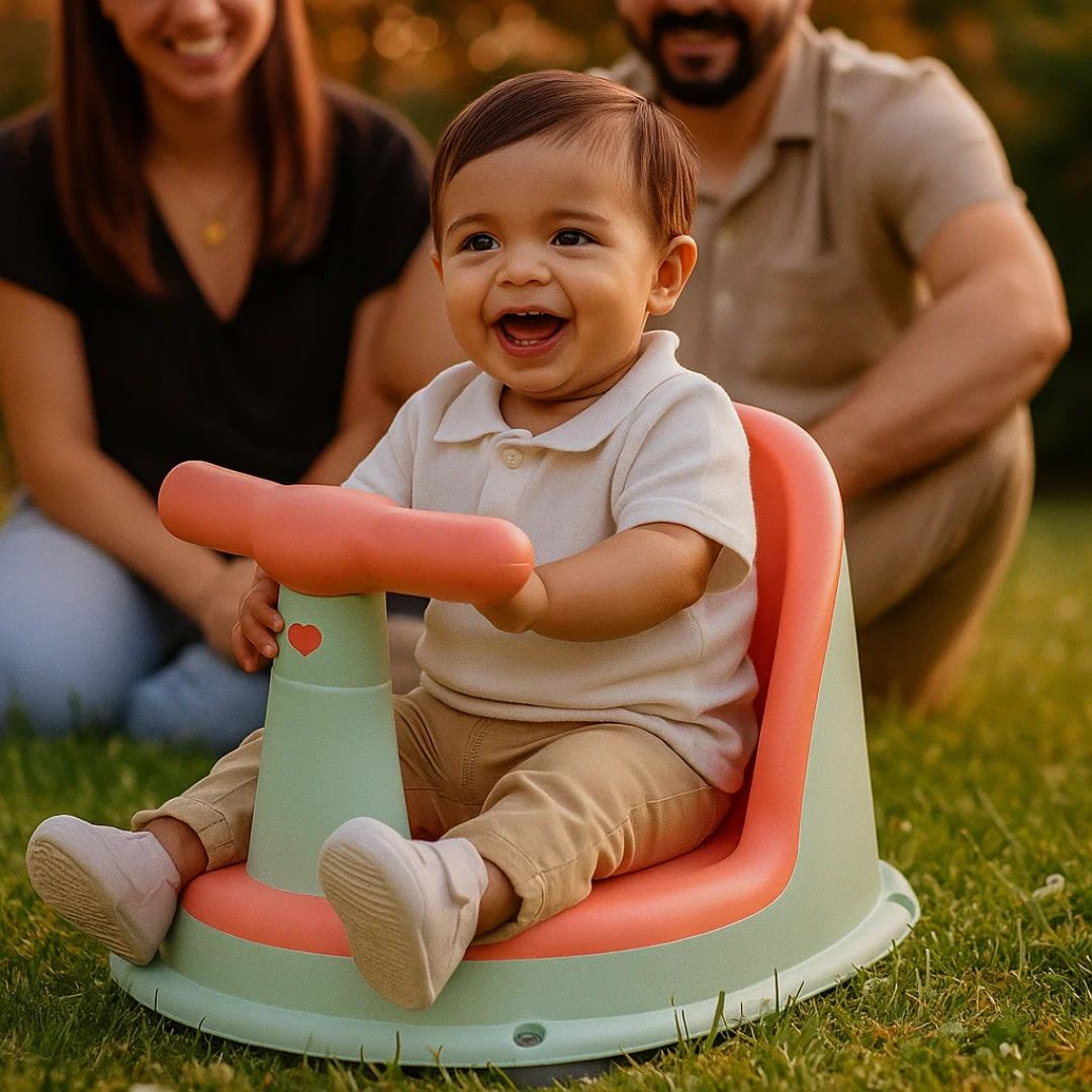 Soft Grip Baby Bath Support Seat with Strong Suction Cups