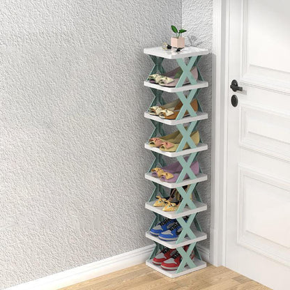 Compact 3-Tier Stackable Shoe Organizer
