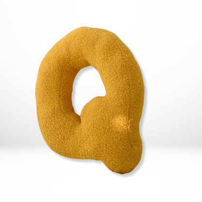 Soft Velvet Letter Pillow With Alphabet Design