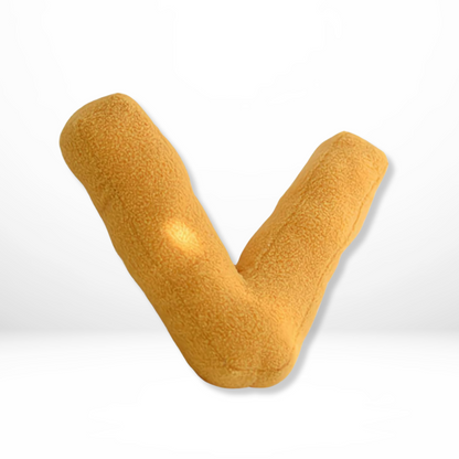 Soft Velvet Letter Pillow With Alphabet Design
