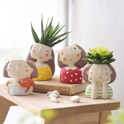 Colorful Small Succulent Plant Pots