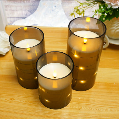 Warm Ambient LED Candle Set