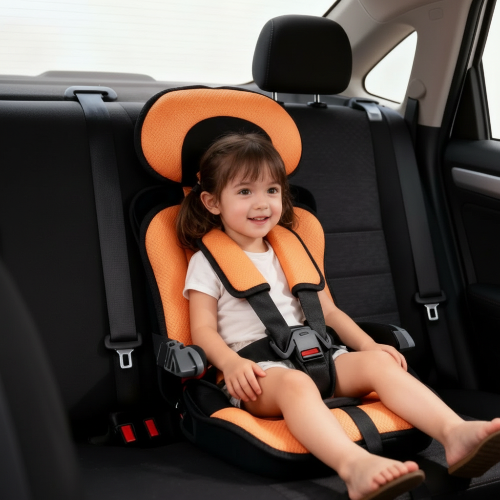 Compact Folding Kids Car Booster Seat