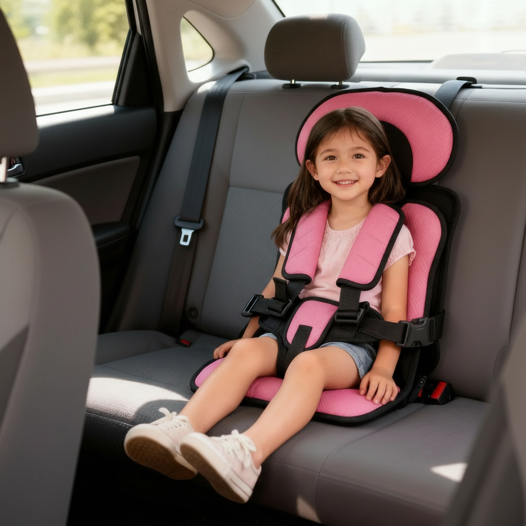 Compact Folding Kids Car Booster Seat