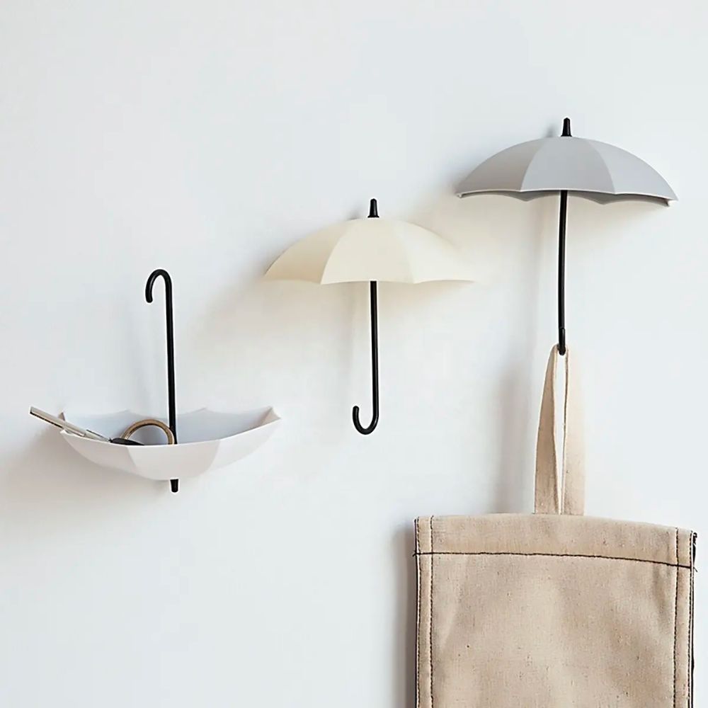 Space Saving Umbrella Wall Mount Hooks