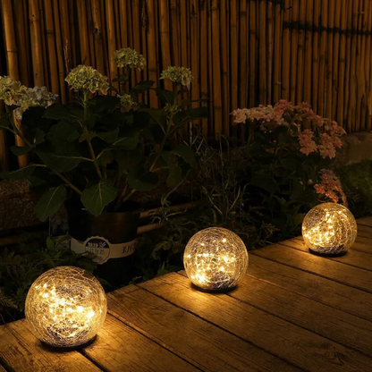 Easy Solar Powered Globe Lamp