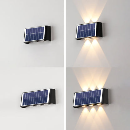 Outdoor Solar LED Wall Light Waterproof Rectangular Lamp - Befez