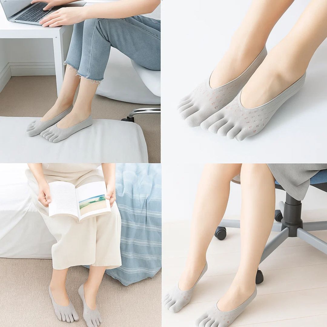 Comfortable Toe Spacer Socks for Bunion Relief