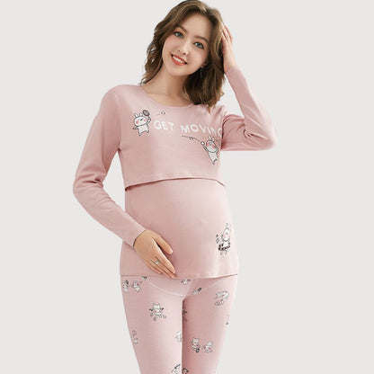 Cozy Maternity Dress for Lounging at Home
