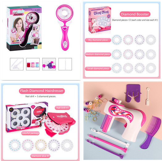 Fun Kids Hair Braider Kit with Beads & Accessories