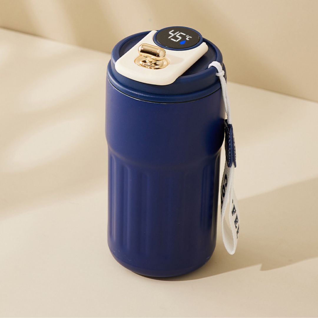 Insulated Stainless Steel Smart Coffee Mug 450ml