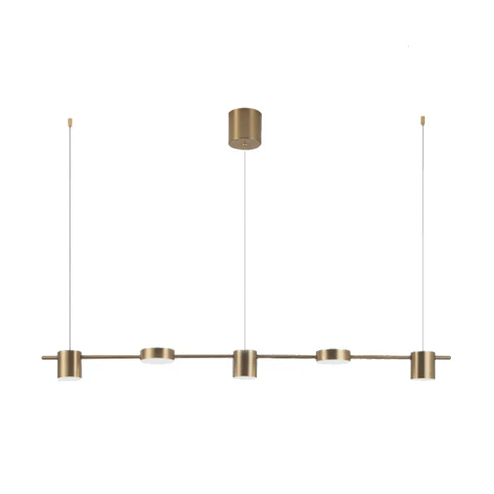 Sleek Metal Hanging Light - AuraDrum