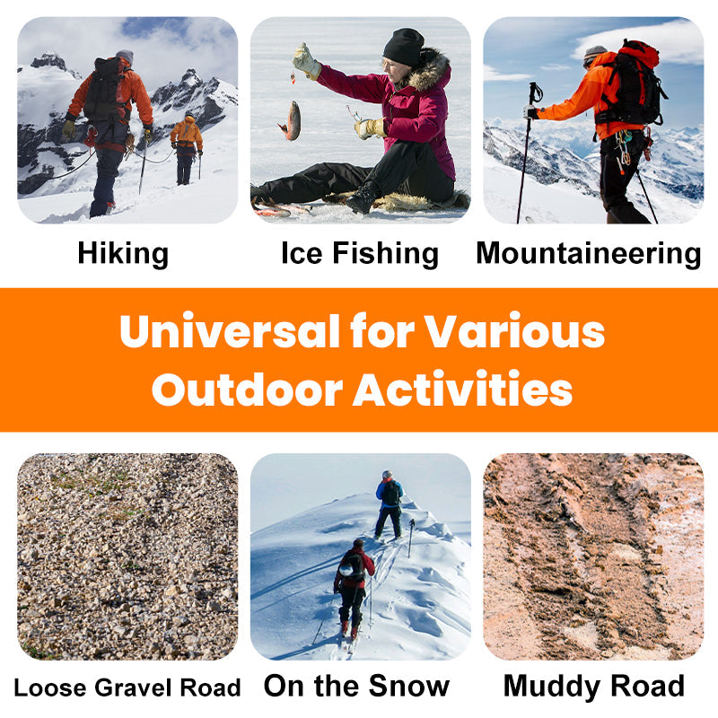 Ice Gripping Safe Winter Walking Treads