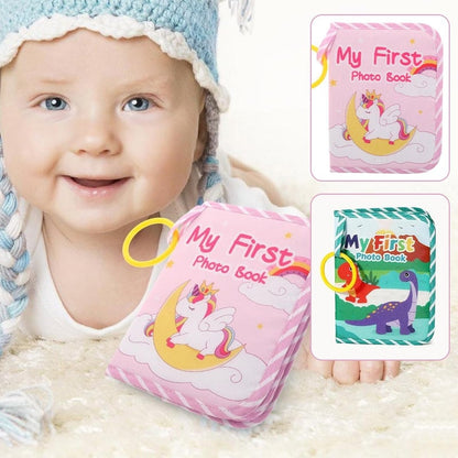 Baby's First Photo Album with Shatterproof Mirror