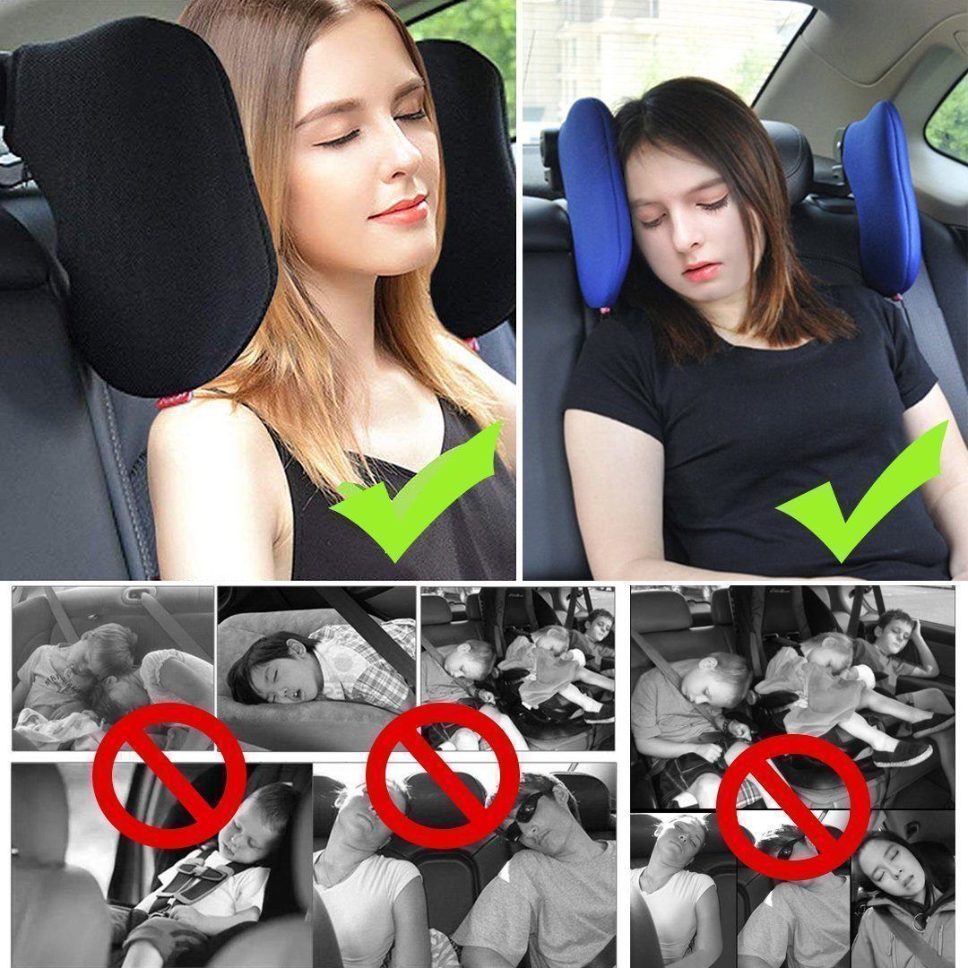 Comfortable Car Headrest For Kids And Adults
