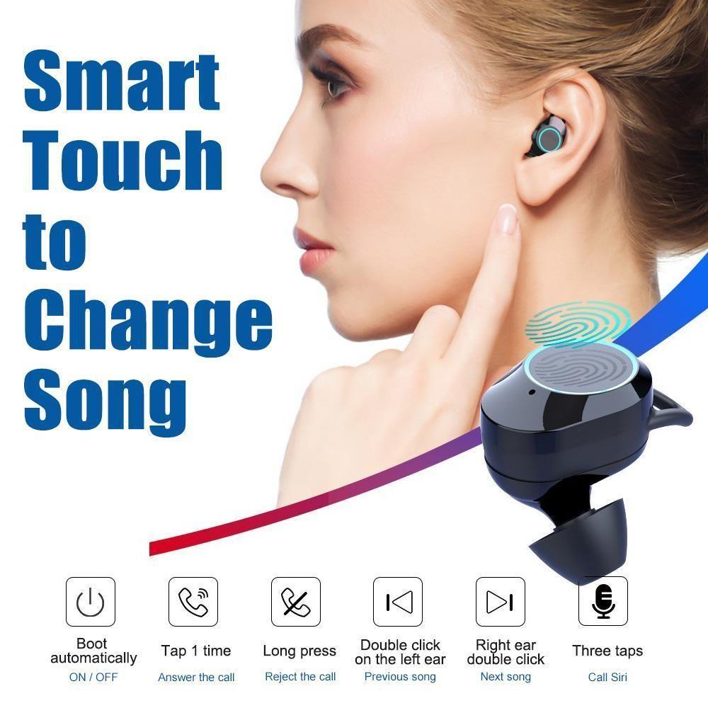 Waterproof Cordless Bluetooth Earbuds