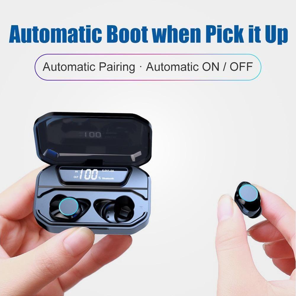 Waterproof Cordless Bluetooth Earbuds