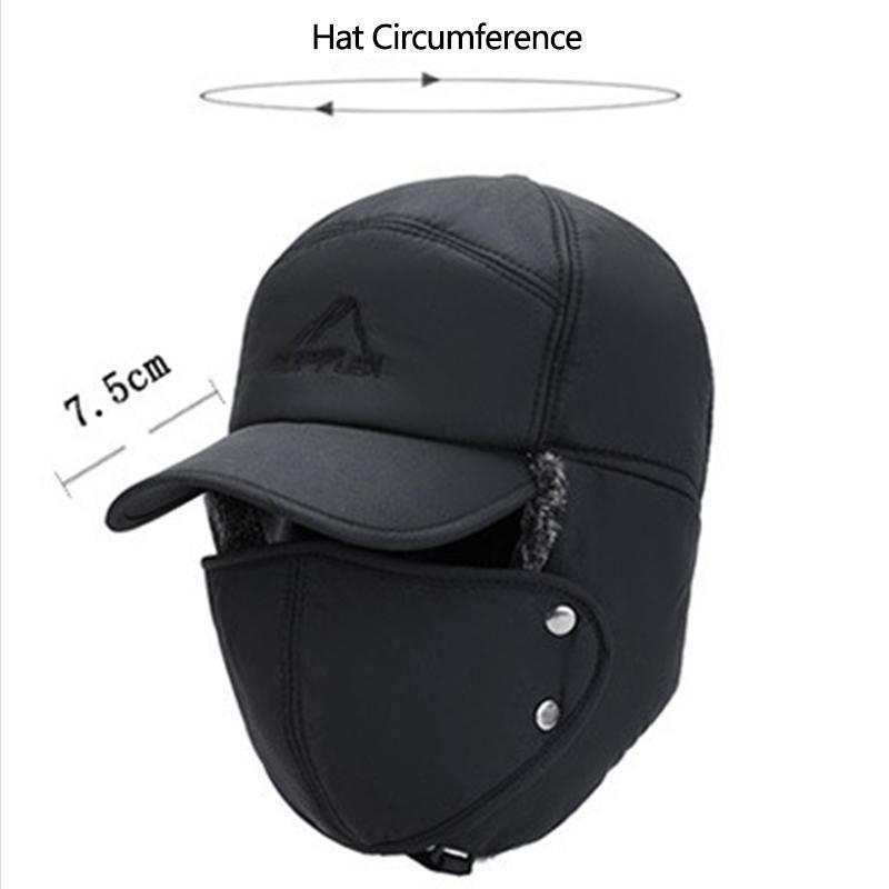 Thermal Insulated Beanie Hat with Face Mask