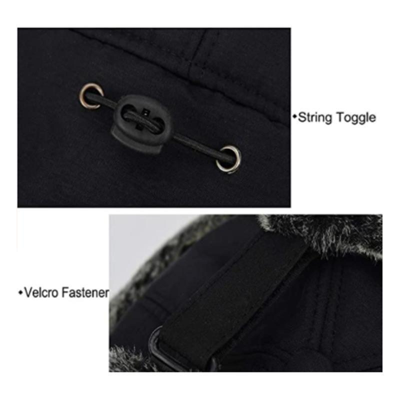 Thermal Insulated Beanie Hat with Face Mask
