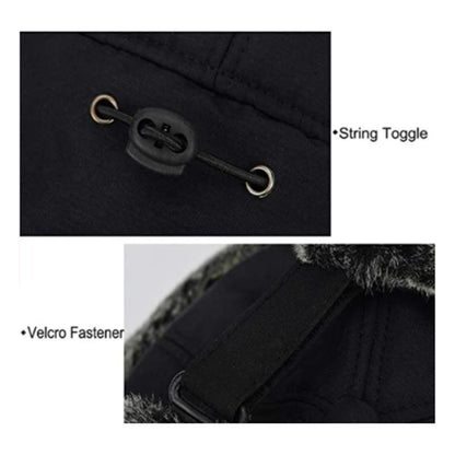 Thermal Insulated Beanie Hat with Face Mask