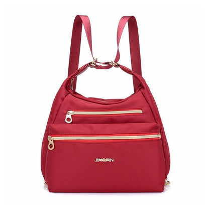 Stylish Double Zip Tote Handbag Shoulder Bag - Befez