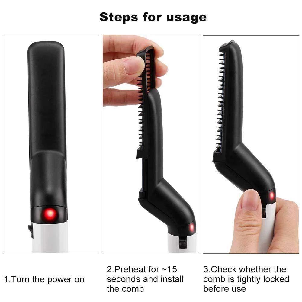 Befez | Men's Grooming Straightening Hair Comb