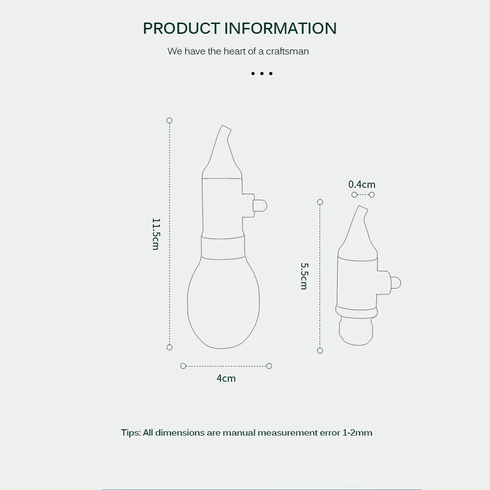 Baby Nasal Aspirator - Soft Silicone Nose Cleaner
