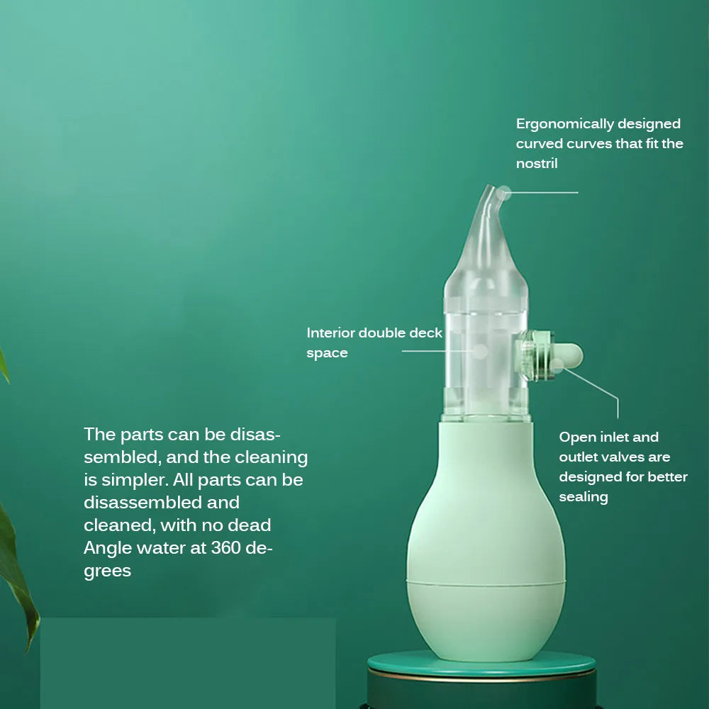 Baby Nasal Aspirator - Soft Silicone Nose Cleaner