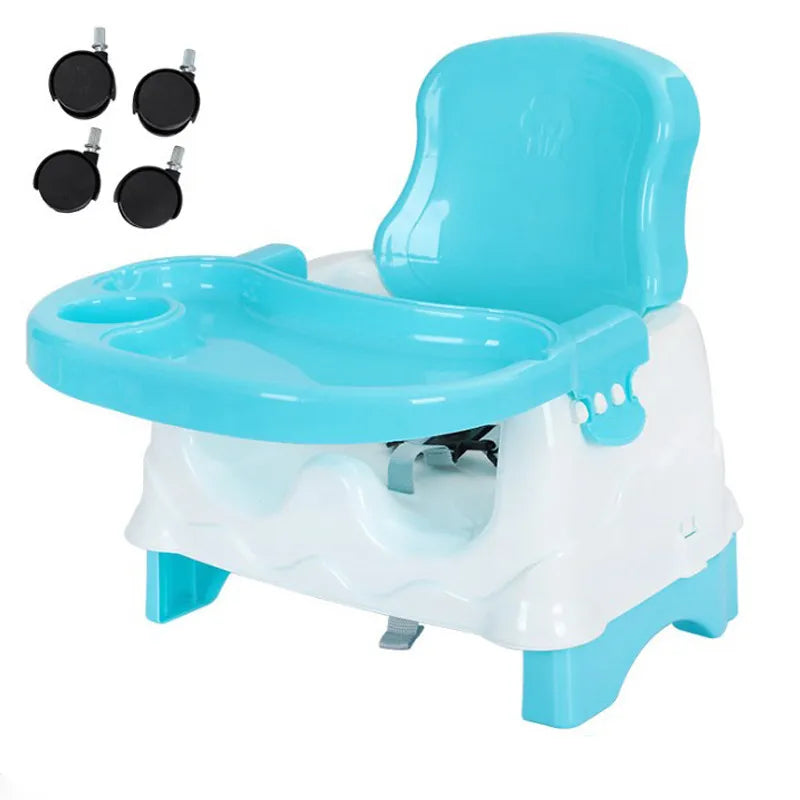 Versatile Baby Dining Chair with Tray & Harness