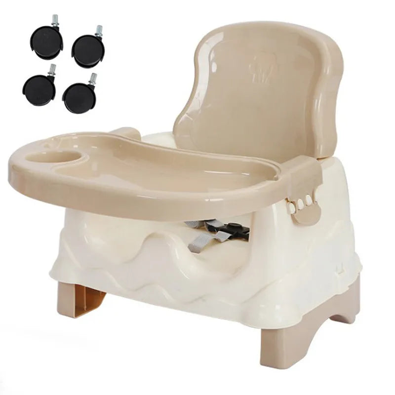 Versatile Baby Dining Chair with Tray & Harness