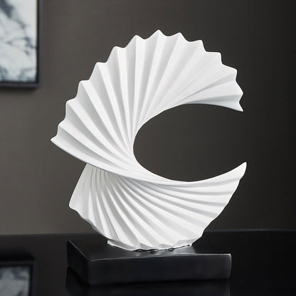 Beautiful Crescent Moon Decor Sculpture